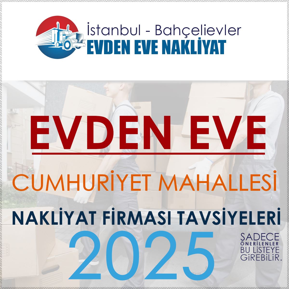 Cumhuriyet Evden Eve Nakliyat Firmaları